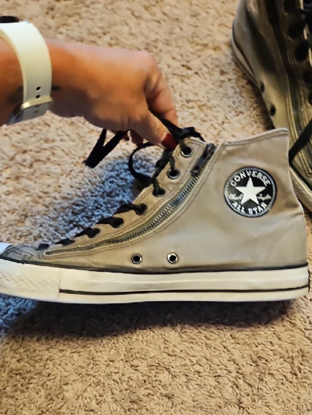 Converse Chuck Taylor Double Zip High-Top Sneakers